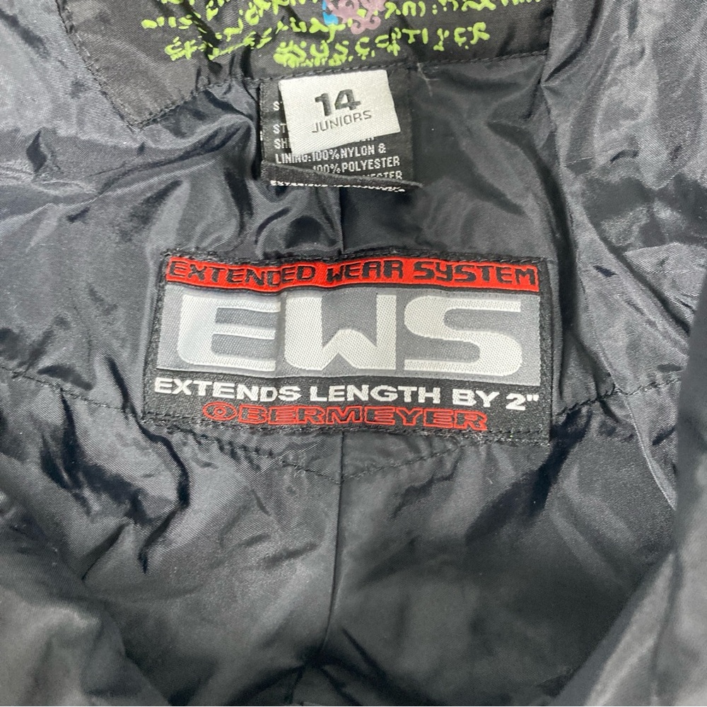 Obermeyer EWS Extended Wear System Snow Ski Snowboard Pants Juniors 14 Beige - Picture 8 of 16